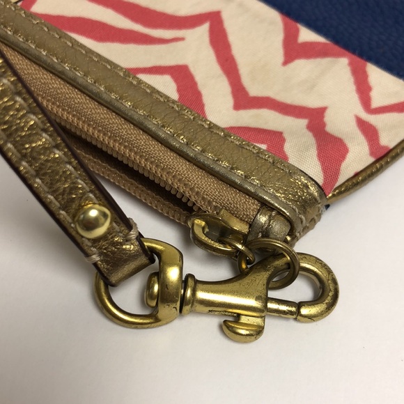Coach Signature Patchwork Wristlet - Picture 9 of 12
